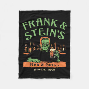 Couverture Polaire Amusant Halloween Frank Et Stein's Bar Grill
