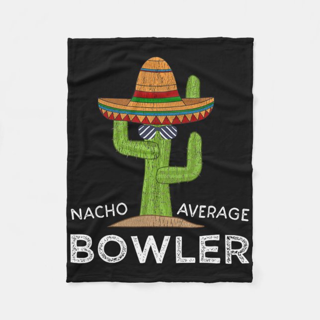 Couverture Polaire Amusant Hilarious Bowler Joke Humour Funny Bowling (Devant)