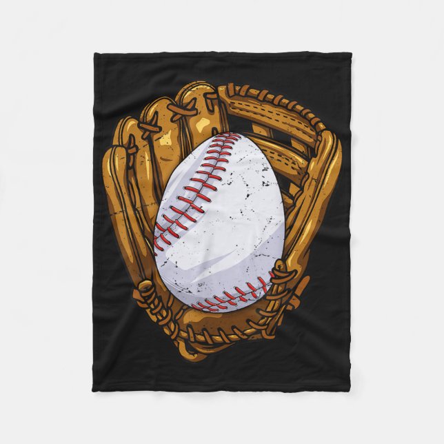 Couverture Polaire Amusant Oeuf de Pâques Baseball Chasse d'Oeufs de  (Devant)