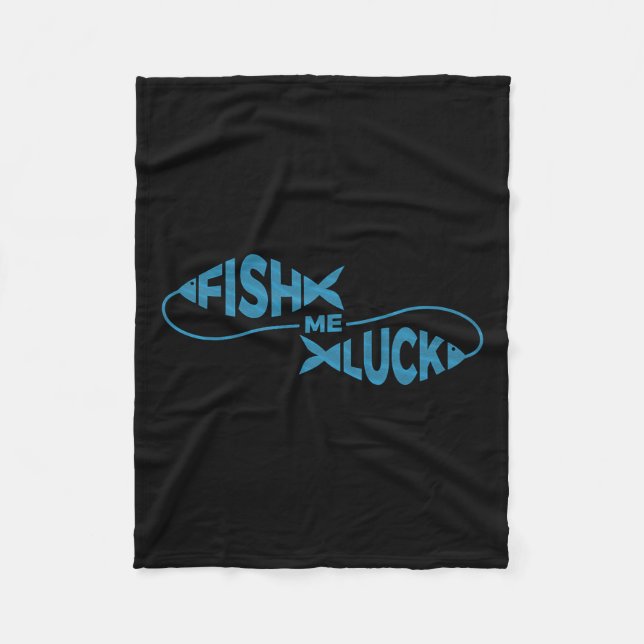Couverture Polaire Amusant Pêche Chuck Pêcheur Poisson Moi Chuck (Devant)