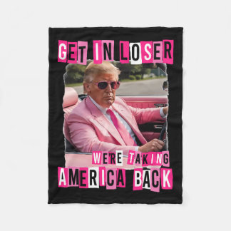 Couverture Polaire Amusant Se Faire Perdre Nous Prenons L'Amérique By