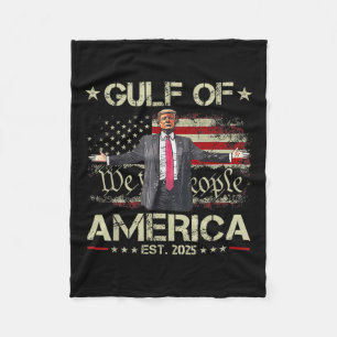 Couverture Polaire Amusant Trump Golfe Des États-Unis Amérique Est 20
