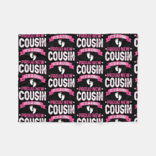 Couverture Polaire Amusante Famille Genre Révéler Fier Nouveau Cousin