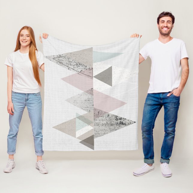 Couverture Polaire Amuse II | Moderne géométrique (En situation)