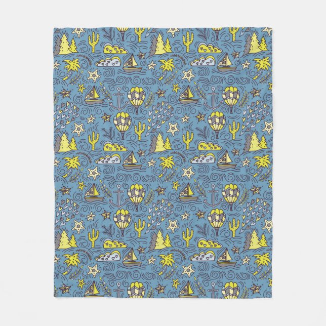 Couverture Polaire Amusement de voyage (Devant)