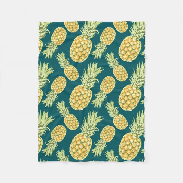 Couverture Polaire Ananas (2) (Devant)