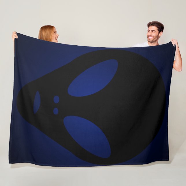 Couverture Polaire Ancien visage Alien - Les gris (En situation)