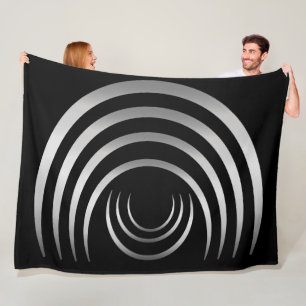 Couverture Polaire Anciens Aliens Argent Crop Circle