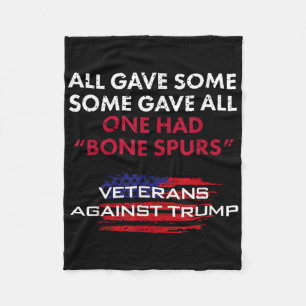 Couverture Polaire Anciens Combattants Anti-Trump Bone Dodger Spurs P