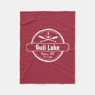 Couverture Polaire Ancrage de Gull Lake Minnesota, ville de pagaies e