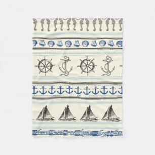 Couverture Polaire Ancre à voile corde nautique noeud polaire