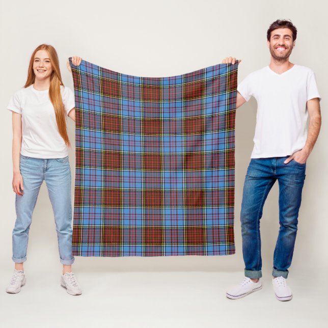 Couverture Polaire Anderson Modern Plaid (En situation)