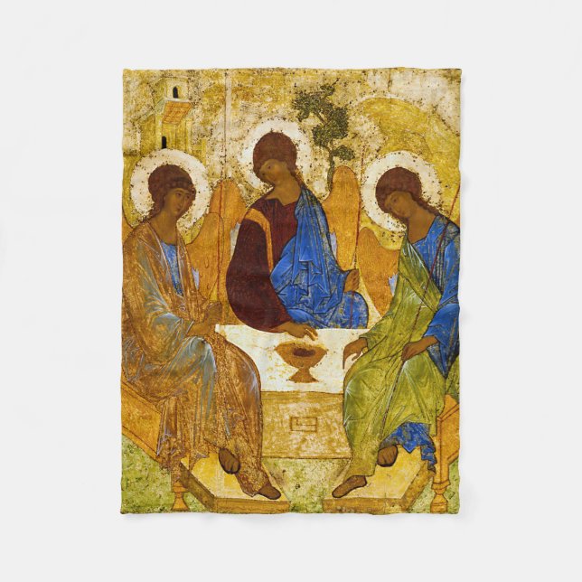 Couverture Polaire Andrei Rublev, icon of the Trinity (Devant)