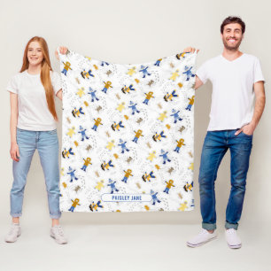 Couverture Polaire Ange de neige Enfants avec nom