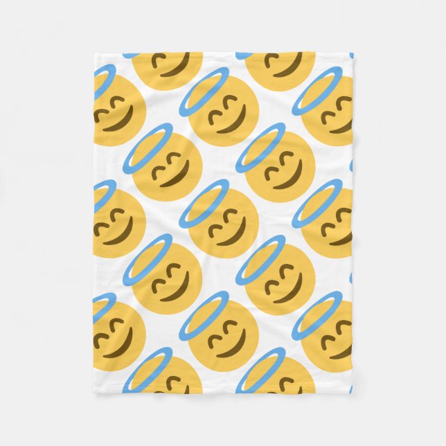 Couverture Polaire Angel Emoji (Devant)