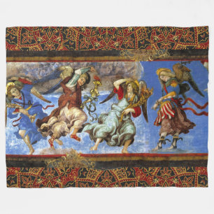Couverture Polaire Angels de l'Assomption et l'Annonciation par Lippi