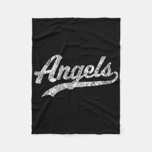 Couverture Polaire Angels T Chemise Sport Vintage Nom Tee Design T-sh