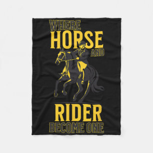 Couverture Polaire Anglais équitation Equestre Funny Dire Cheval Spor