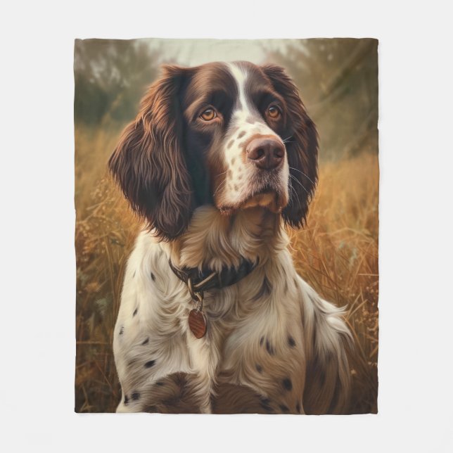 Couverture Polaire Anglais Springer Spaniel (Devant)