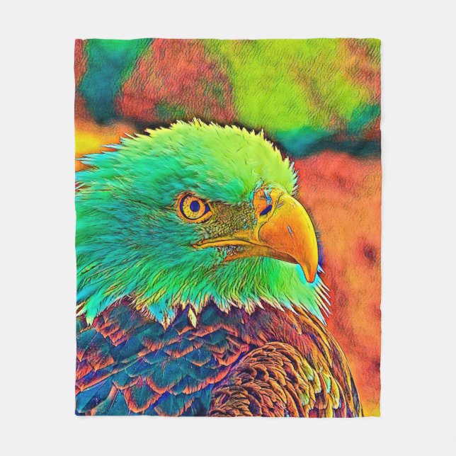 Couverture Polaire AnimalColor_Oiseau_008 (Devant)
