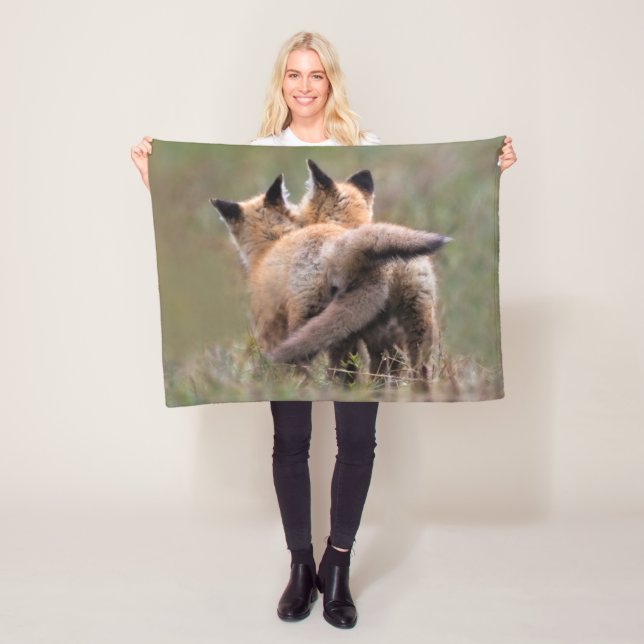 Couverture Polaire Animaux de bébés cutest | Tails de verrouillage de (En situation)