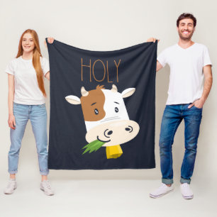 Couverture Polaire Animaux de ferme de vache