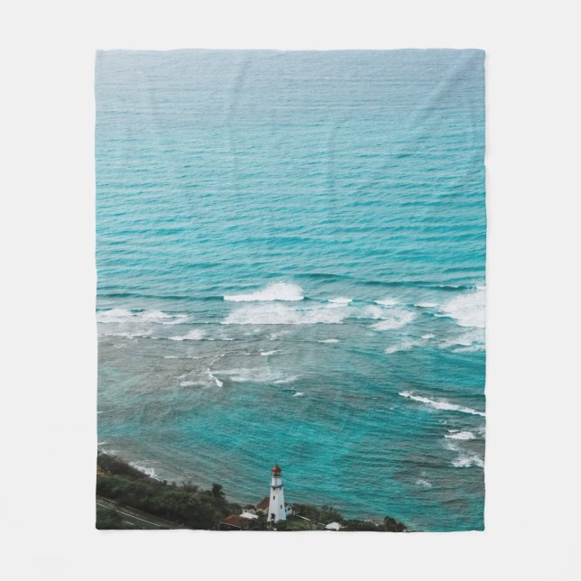Couverture Polaire Animaux marins cool (Devant)