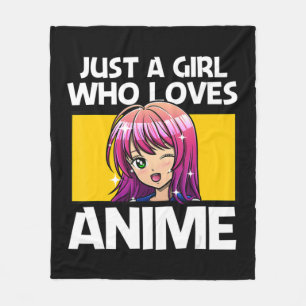Couverture Polaire Anime Art Pour Femmes Ados Filles Anime Merch Girl