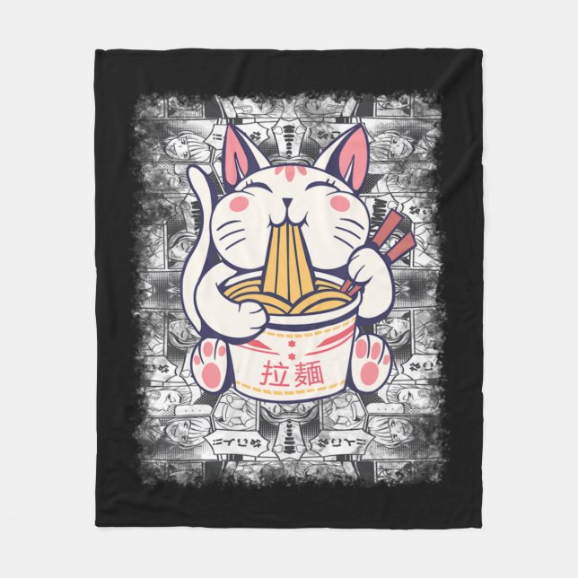 Couverture Polaire Anime Et Sketching Just A Girl Qui aime Anime non (Devant)