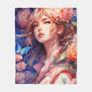 Couverture Polaire Anime Princesse