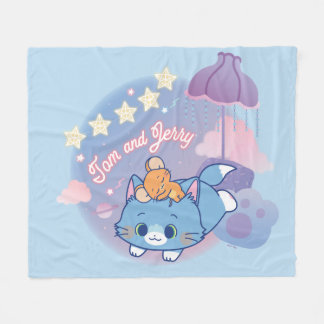 Couverture Polaire Anime Tom et Jerry Dreamy Nights