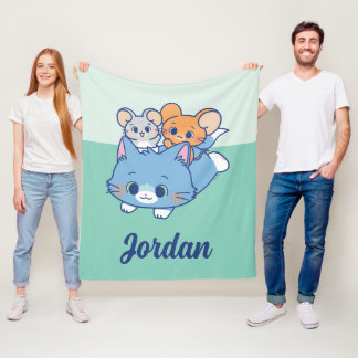 Couverture Polaire Anime Tom, Jerry et Tuffy