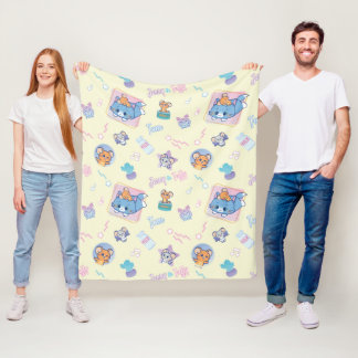 Couverture Polaire Anime Tom, Jerry et Tuffy Playtime Motif