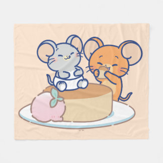 Couverture Polaire Anime Tuffy et Jerry Cheesecake