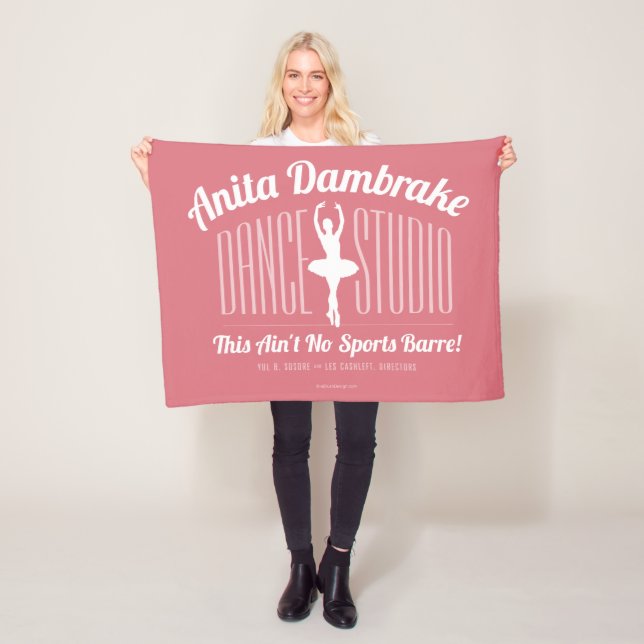 Couverture Polaire Anita Damfrein Dance Studio Blanche polaire (En situation)