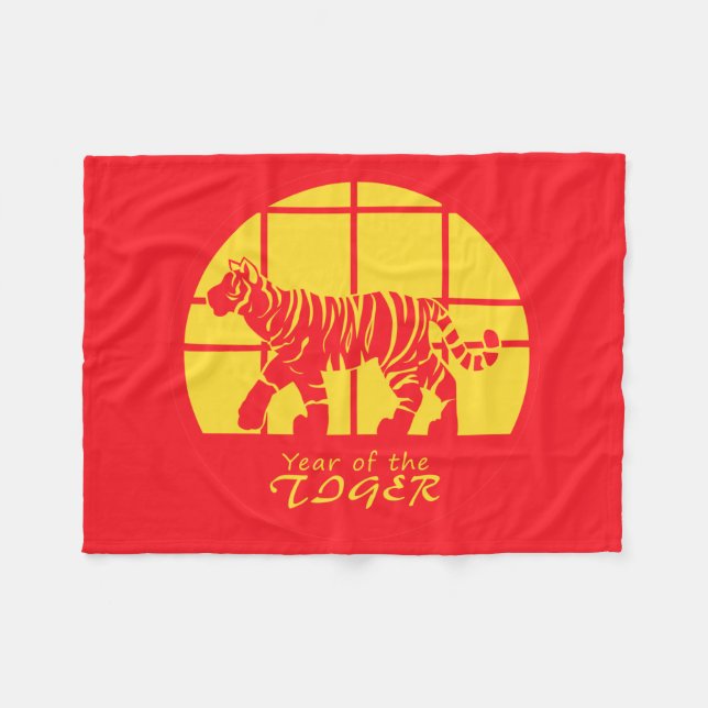 Couverture Polaire Année du tigre (Devant (Horizontal))