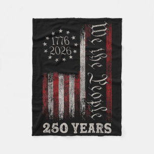 Couverture Polaire Anniversaire 250 ans d'Amérique Drapeau américain 