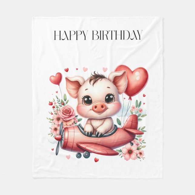 Couverture Polaire Anniversaire de Pig Pilot (Devant)