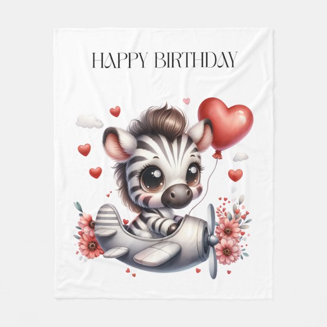 Couverture Polaire Anniversaire de Zebra Pilot (Devant)