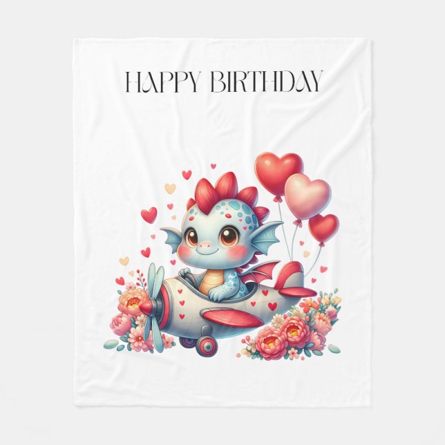 Couverture Polaire Anniversaire du pilote de dragon (Devant)