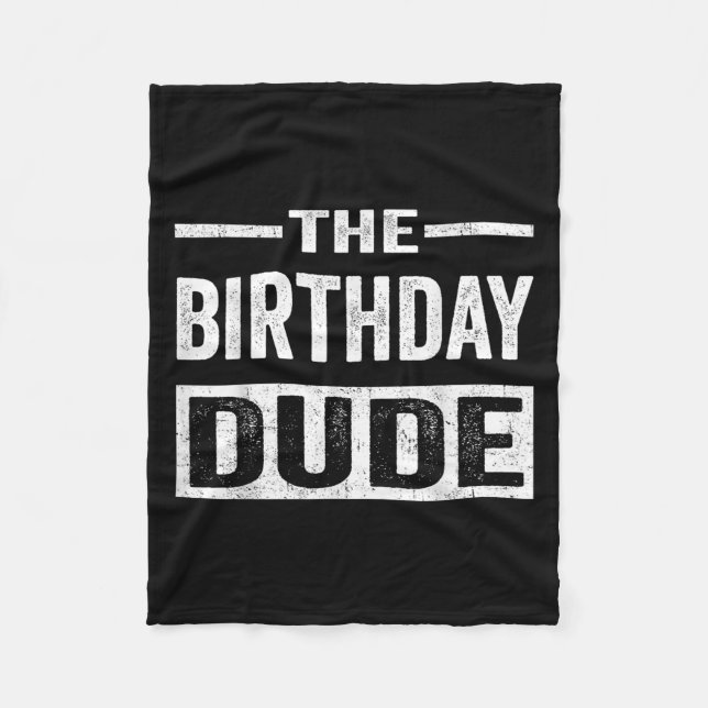 Couverture Polaire Anniversaire Dude Graphic Novelty Hommes Femmes Ga (Devant)