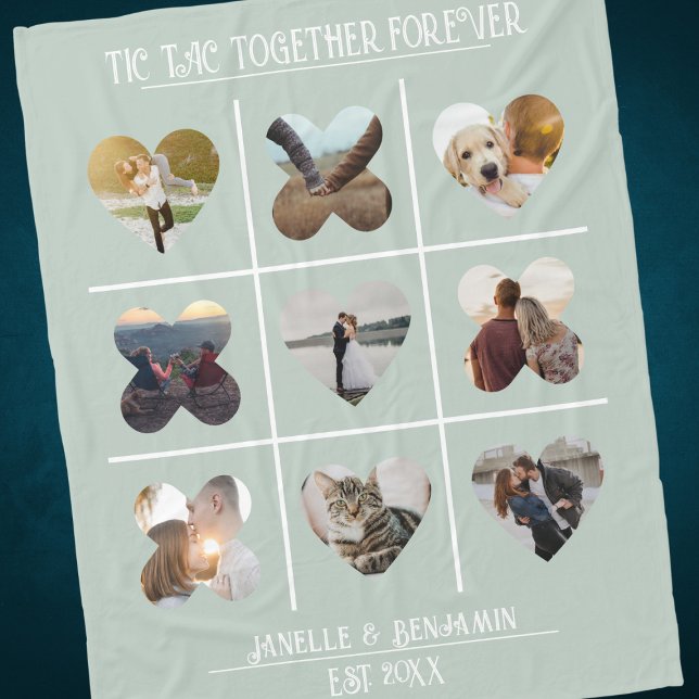 Couverture Polaire Anniversaire Tic Tac Ensemble Fleece Modèle photo (Créateur téléchargé)