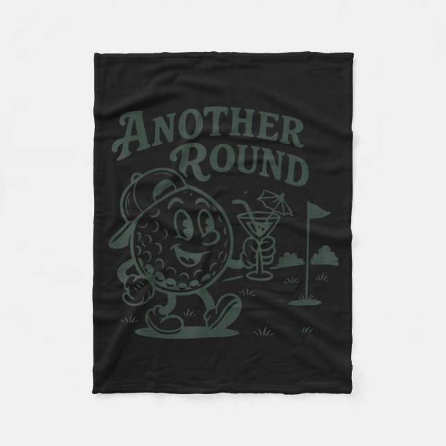 Couverture Polaire Another Round Golf Golfer Golf Lover Srts Men Dad  (Devant)