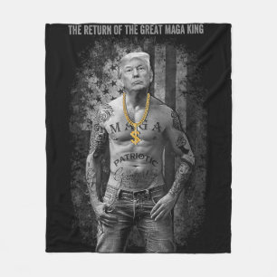 Couverture Polaire Anti Joe Biden Ultra Maga Le Retour Du Grand