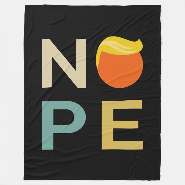 Couverture Polaire Anti-Trump - Nope Edition III (Devant)
