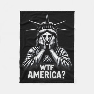 Couverture Polaire Anti-trump Politique Et Démocratie Wtf Amérique 3