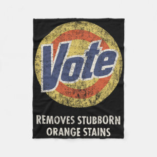 Couverture Polaire Anti-Trump Vote Lessive Détergent Drôle Vintage