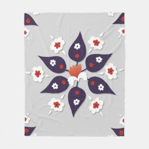 Couverture Polaire Antique ottoman turc design, abstraite