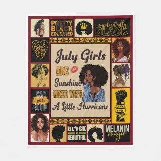 Couverture Polaire Août Black Women Sunshine mélangé
