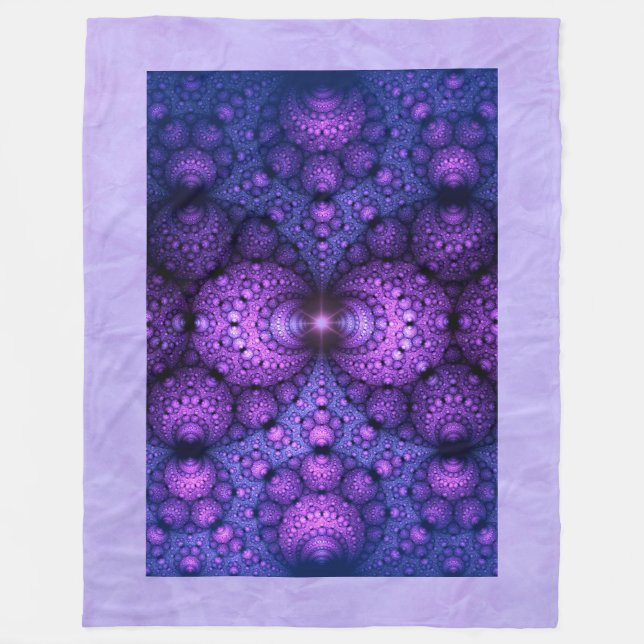 Couverture Polaire Apophyse fractale - Fusion d'atomes (Devant)